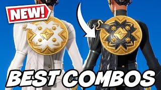 BEST COMBOS FOR NEW SOCIETY SHIELD BACKBLING BOTH STYLES  Fortnite [upl. by Maje]