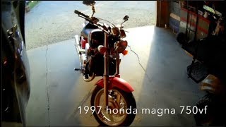 97 HONDA MAGNA REVIEW  MOTOVLOG [upl. by Cita]