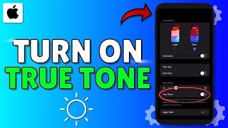 How To Turn On TRUE TONE On Iphone  Activate True Tone on Iphone Easy [upl. by Alric779]