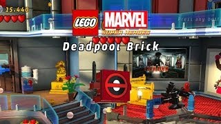 Lego MarvelUnlock Deadpool BrickGold Brick Detector [upl. by Morgenthaler]