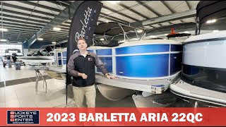 2023 Barletta Aria 22QC Boat Walkthrough [upl. by Luzader]