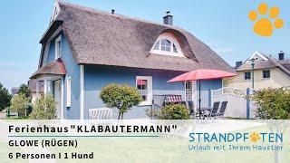 Ferienhaus mit Hund auf Rügen I Ostsee I Ferienhaus „Klabautermann“ I STRANDPFOTEN [upl. by Ok]