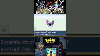 ZuBat evolved into GolBat pokemon gaming shorts shortfeeds [upl. by Ennaeilsel]