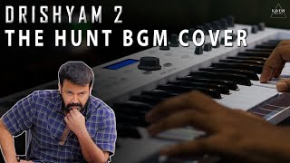 DRISHYAM2 THE HUNT BGM COVER  KEYBOARD COVER  DRISHYAM  MOHANLAL SONG COVER  drishyam bgmcover [upl. by Harbard]