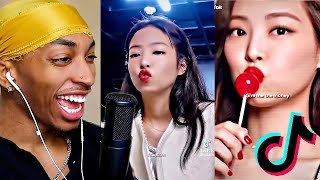 Jennie Kim Jennie BlackPinkTiktoks amp Edits Compliation  REACTION [upl. by Moth]