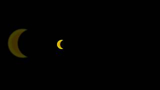 SOLAR ECLIPSE ANIMATION IN POWERPOINT  PPT powerpoint shortvideos shorts computer excel [upl. by Valli]