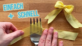 5 Tricks wie du Geschenkschleifen einfach selber machen kannst [upl. by Oznerol]