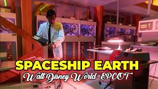 EPCOT Spaceship Earth Full Ride  Walt Disney World  Orlando Florida [upl. by Fanechka604]