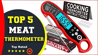 ✅ Best Meat Thermometer For Smoking Of 2024 [upl. by Aikemit]