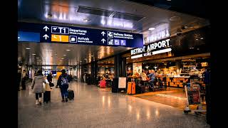 10 Hours of Airport Sounds  Airport Background Ambience  Terminal Noise  ASMR [upl. by Aneehsirk]