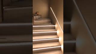 Stair Lighting Solution With LED Strips [upl. by Ecire]