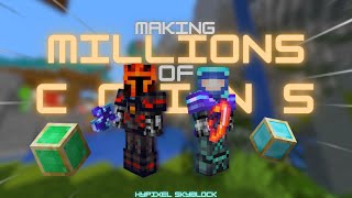 How I Made MILLIONS Of Coins In Hypixel Skyblock [upl. by Atina585]