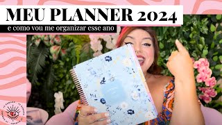 MEU PLANNER 2024 PAPERVIEW E COMO VOU ME ORGANIZAR [upl. by Westland]