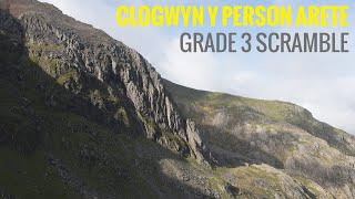 CLOGWYN Y PERSON ARETE  SNOWDONIA [upl. by Saiff]