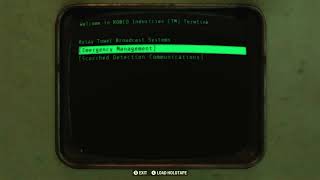 Emergency Management System Relay Terminal HGB727  Fallout 76 Terminal [upl. by Lessirg152]