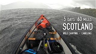 5 Day  60 Mile Wilderness Canoe Trip in Scotland Great Glen Canoe Trail [upl. by Inez]