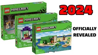 LEGO Minecraft 2024 Sets OFFICIALLY Revealed [upl. by Yenohtna]