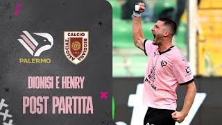 🎙️ PalermoReggiana Dionisi e Henry nel post partita [upl. by Koorb433]