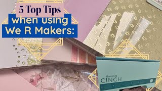 5 Top Tips for Book Binding with the Thermal Cinch in 15 minutes [upl. by Freida]