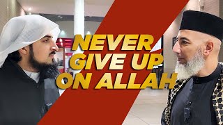 NEVER GIVE UP ON ALLAH  Sheikh Wael and Sheikh Adnaan Menk at Excel London Unplugged [upl. by Parnas353]