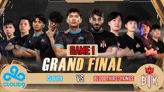 CLOUD9 VS BLOODTHIRSTYKINGS  GAME 1  GRAND FINAL  2024 NACT FALL SEASON  C9 VS BTK EN [upl. by Edurtreg]