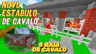 NOVO ESTABULO PARA CAVALOS FAZENDINHA DE OURO NO SURVIVALCRAFT 2 [upl. by Ruon]