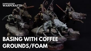 How to Base Miniatures with Used Coffee Grounds amp Foam [upl. by Akinert]