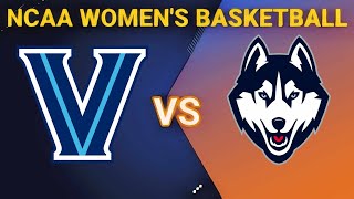 Villanova vs UConn  2024 NCAA WOMENS BASKETBALL LIVE SCORE [upl. by Boice951]