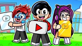 NOS CONVERTIMOS en UNA FAMILIA de YOUTUBERS en ROBLOX  Karim Juega [upl. by Jepson]