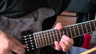 Please Dont Leave Me Pretty Maids  John Sykes Guitar Solo Cover [upl. by Bonis]