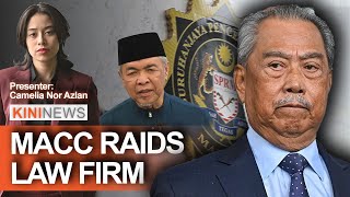 KiniNews MACC raids firm of Muhyiddins lawyers Several Pahang PN reps may join BN says Zahid [upl. by Nel]