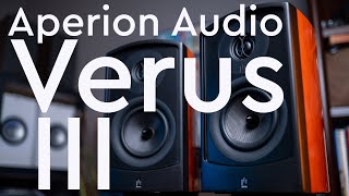 Aperion Audio Verus III Bookshelf Speaker Review  The Luxury Audio Experience [upl. by Donovan]