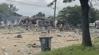 Explosion damages nearly 40 homes in Indiana 3 victims killed [upl. by Nofets]