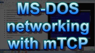 MSDOS networking with mTCP [upl. by Pollock]