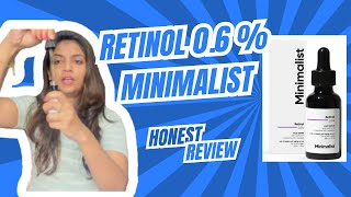 RETINOL 06  MINIMALIST FOR BEGINNERS AND INTERMEDIATE USER  HONEST REVIEW [upl. by Eerej549]