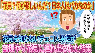 「花見？何が楽しいんだ？日本人は馬鹿なのか？」チェコ人男性が無理矢理日本人とウズベキスタン人に花見に連れ出された結果【ゆっくり解説・海外の反応】 [upl. by Ayikan]