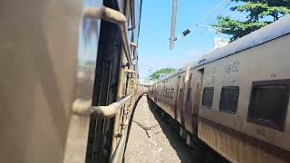 NagercoilKollam Express meets Malabar express indianrailways trains [upl. by Gairc119]