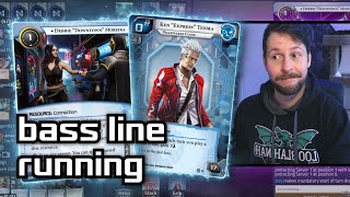 Bass Line Running  Android Netrunner  LIVE [upl. by Queen227]