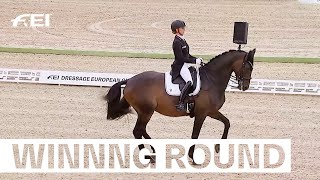 Jessica von BredowWerndl is unstoppable  FEI Dressage European Championship [upl. by Attenwahs]