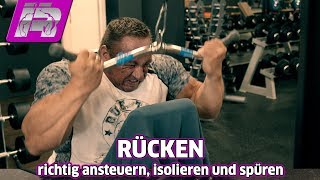 Rücken beim Training richtig ansteuern und spüren [upl. by Carmelia363]