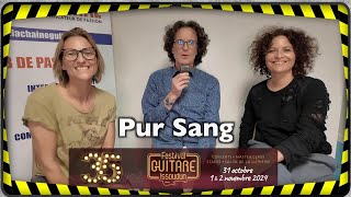 Pur Sang en interview au Festival Guitare Issoudun 2024 [upl. by Anatol]