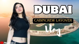 Dubai Layover Vlog  Cabincrew International layover  Cabincrew  Megha Abrol Vlogs [upl. by Valenta]