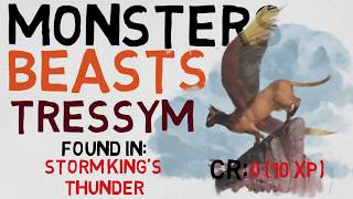 Beast 30 Tressym DnD 5E Monsters [upl. by Ronnoc]