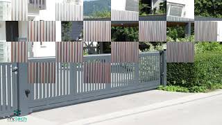 Iron Latest New 300 Design Gate Home Main Gate Stainless Steel Gate Design [upl. by Flodur353]