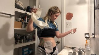 Less than 10 minutes Coloplast 2 piece ostomy bag change  No talking [upl. by Pooley]