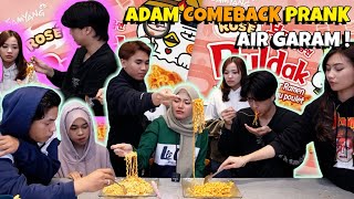 ADAM COMEBACK PRANK AIR GARAM  MUKBANG RAMEN CARBONARA ROSE [upl. by Geraldine]