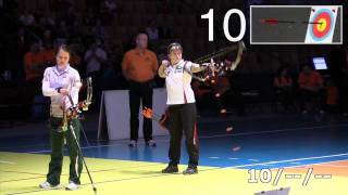 BerlinOpen 2011  Archery Gold Final Compound Women [upl. by Kronick]