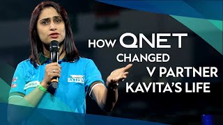 QNET Success Stories  V Partner Kavita Sugandh [upl. by Lindholm]