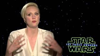 Star Wars The Force Awakens Gwendoline Christie Official Movie Interview  ScreenSlam [upl. by Assela]