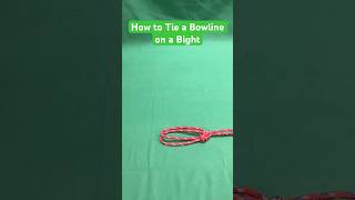 How to Tie a Bowline on a Bight [upl. by Chace]